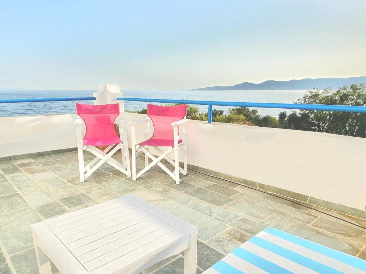 Beach House Set In A Beautiful Bay Karystos  Exterior photo